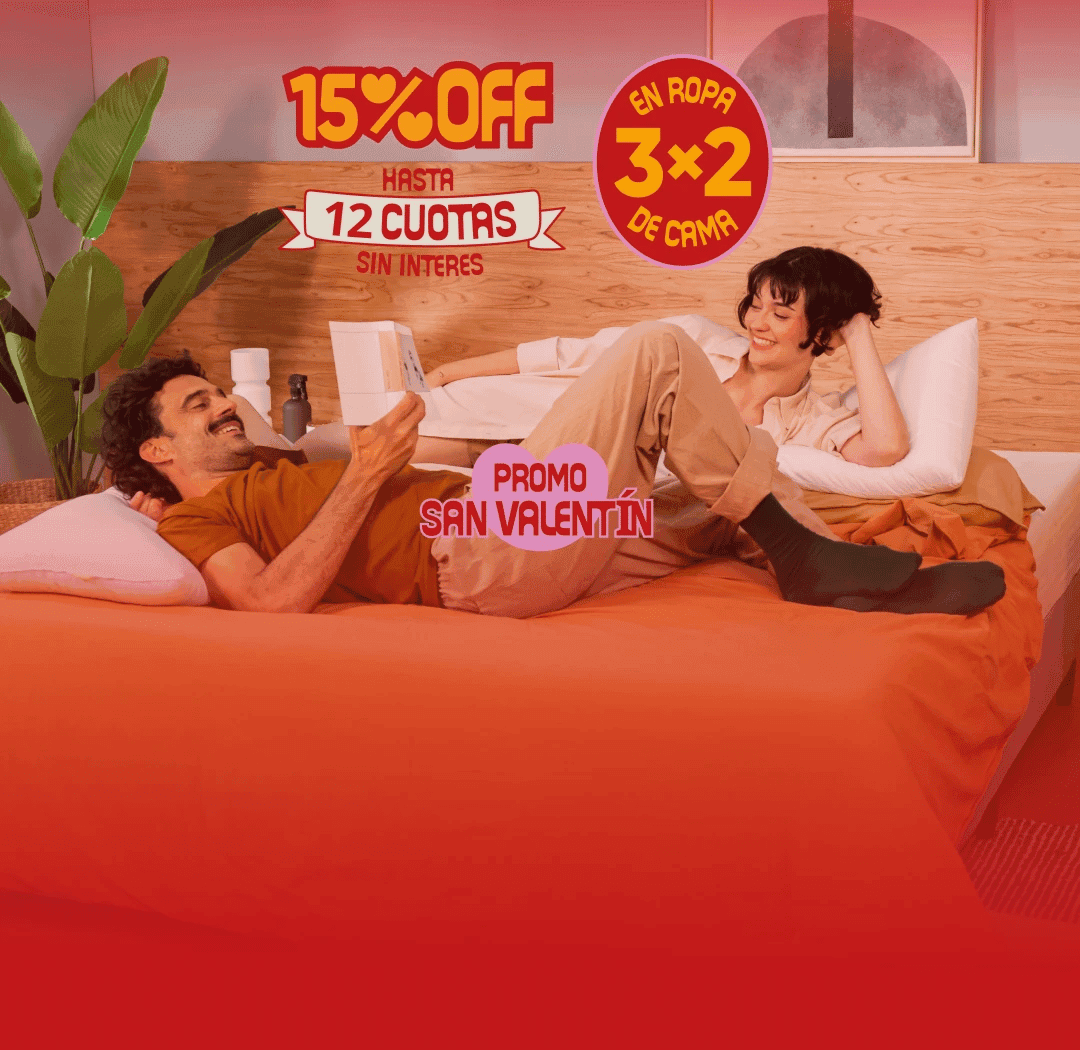 15% OFF y 3X2 en Ropa de Cama